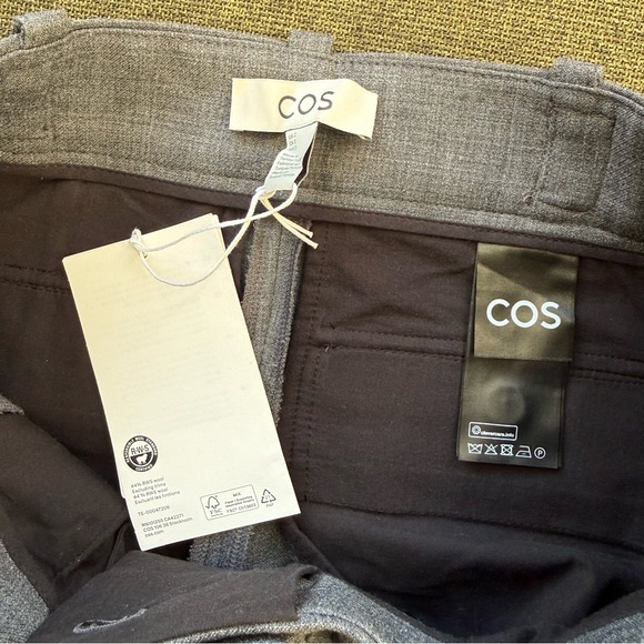 NWT COS wool blend barrel leg pants size 2 - Picture 5 of 9